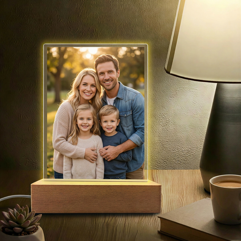 Personalized Photo LED Night Light: A Gift for Memories