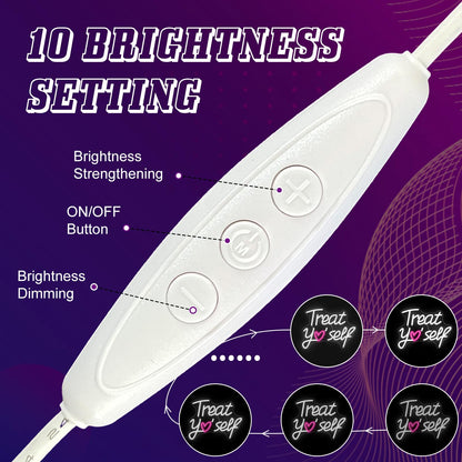 „Gönn dir was“ LED-Neon-Schild – Lustige, leuchtende Wanddekoration