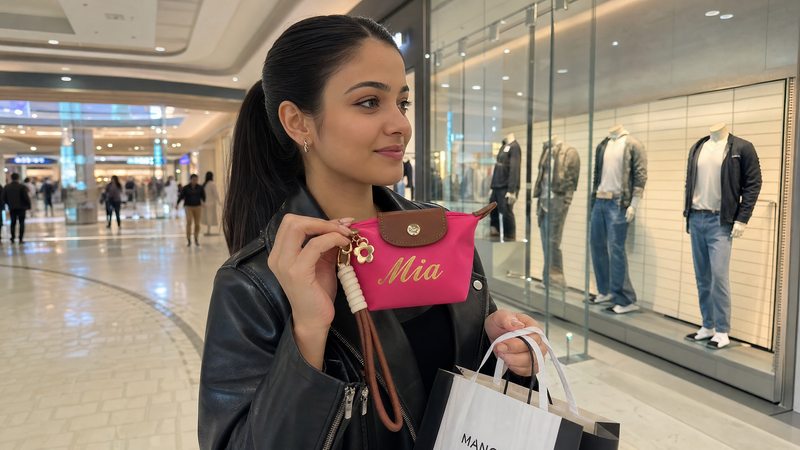 Gift for Every Girl - Personalized Small Pouch with Adjustable Strap - Buy 3 Save 15%