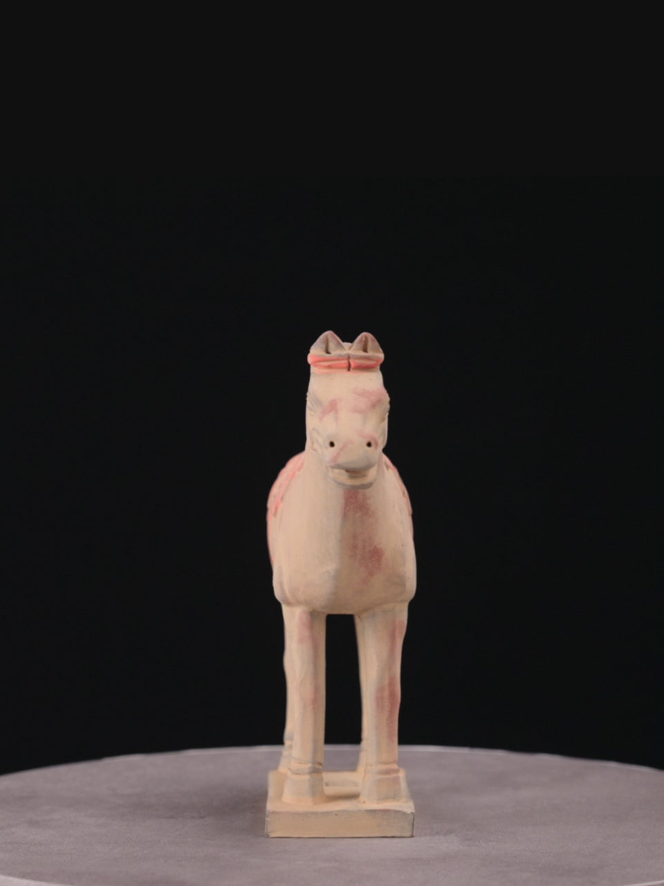 20CM Painted Horse - CLAYARMY -Aerial view displaying the overall charm and detailing of our 20CM Clayarmy Terracotta Painted Horse.