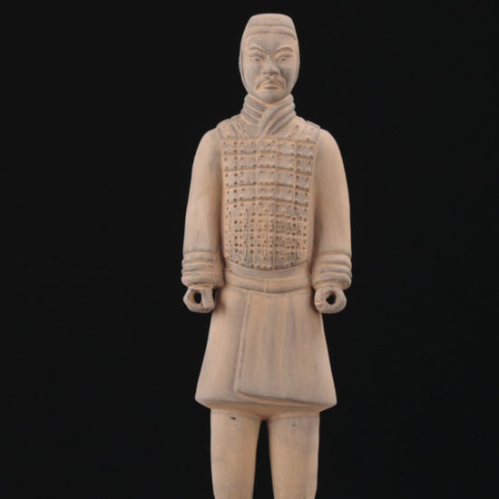35CM Cavalryman - CLAYARMY-Side-by-side comparison showcasing the 35CM Cavalryman replica from various angles, emphasizing the historical accuracy of the knee-length jacket and leather boots.
