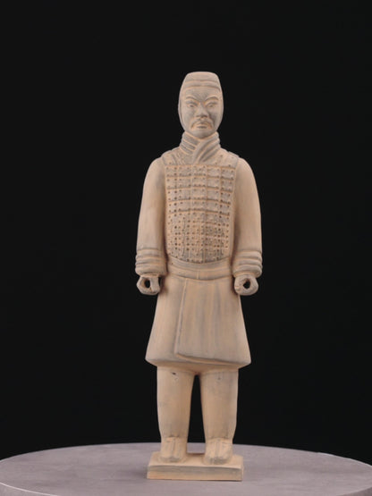 35CM Cavalryman - CLAYARMY-Side-by-side comparison showcasing the 35CM Cavalryman replica from various angles, emphasizing the historical accuracy of the knee-length jacket and leather boots.